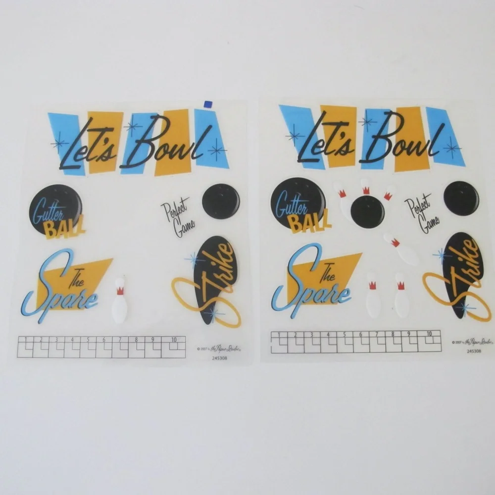 Scrapbooking Sticker Bundle For Paper Crafts Hunting Fishing Bowling(New & Used)